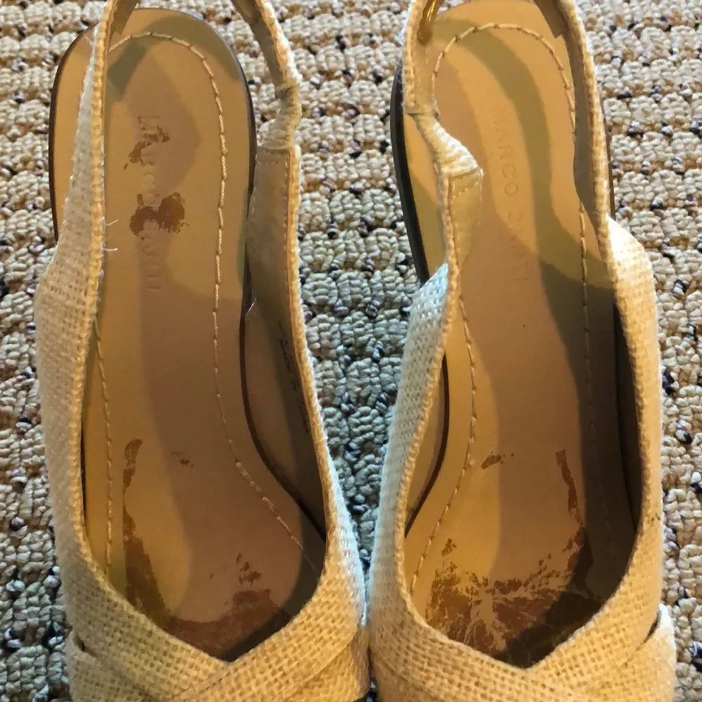 Women's Tan Wedge Sandals